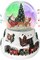 Christmas Snow Globe, 100mm Large Snow Globe,Lighted Musical Santa Claus Reindeer Snow Globe, Snow Globes Christmas,Santa Snow Globe, Snowing Water Globe, Christmas Snowflake Snow Globe.
